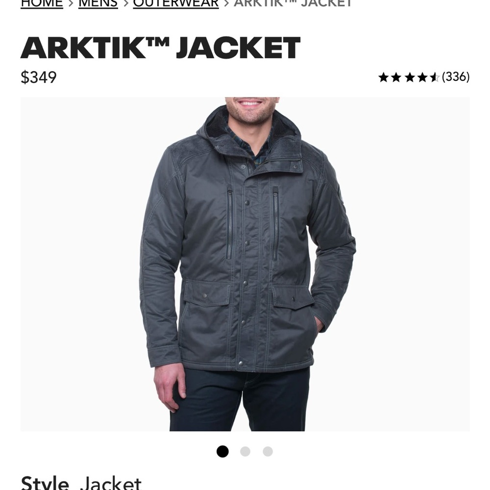 Kuhl Arktik Jacket - Dark Gray